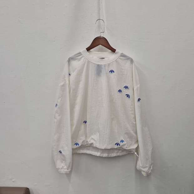 아디다스 X 알렉산더 왕 시즌5 스캐터드 트래포일 윈드브레이커 셋업