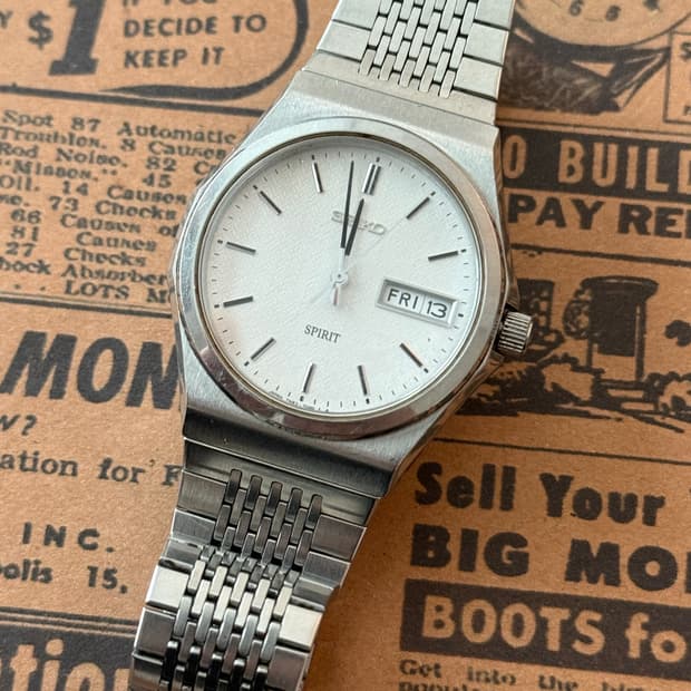 세이코 Seiko 스피릿 쿼츠 데이 데이트