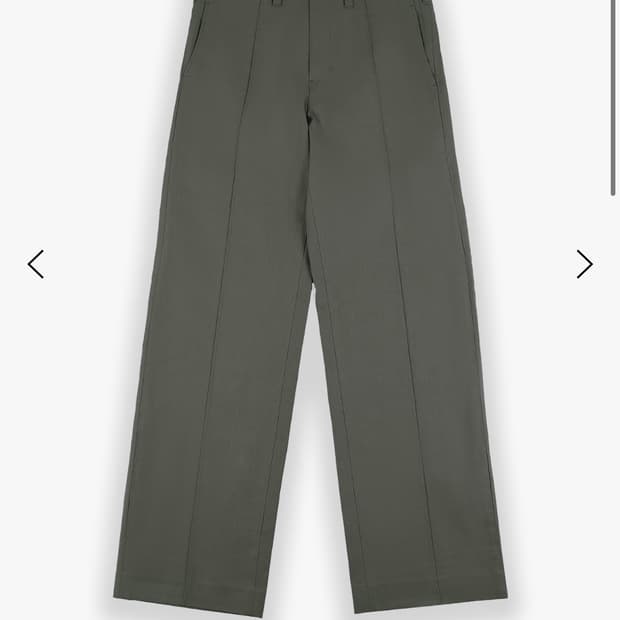 [1] Stitch Crease Trouser (olive green)