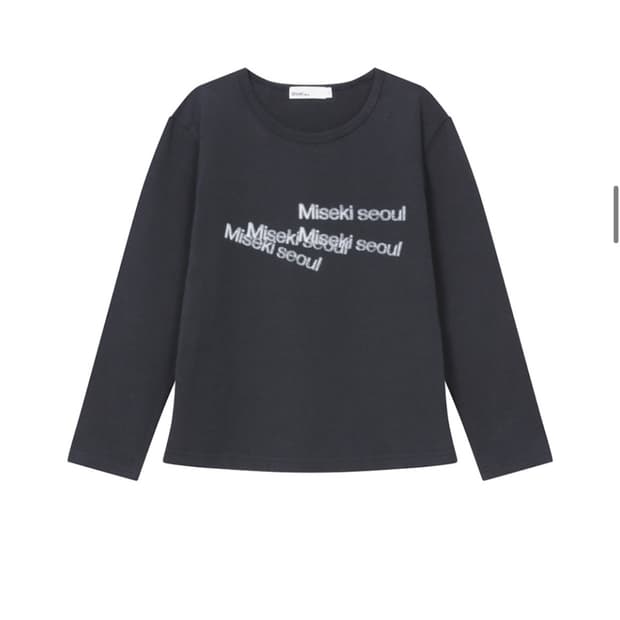미세키서울 롱슬리브 블랙