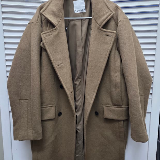 톰보이 더블 울 코트