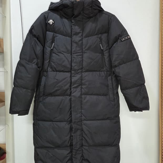 데상트 구스다운 롱패딩 키즈150 쥬니어