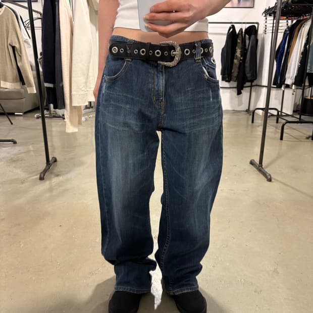 빈티지 데님팬츠