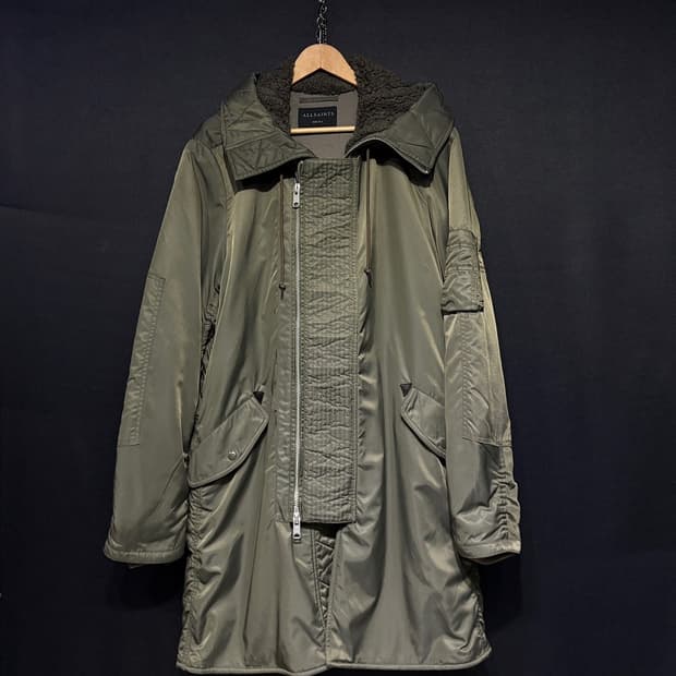 올세인츠 밀리터리 파카