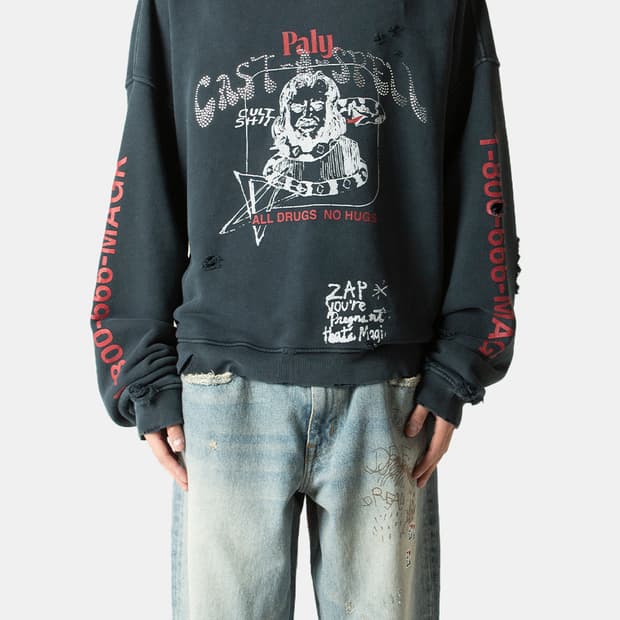 25FW 팔리 할리우드 맨투맨 xl-2xl 판매해요❤️