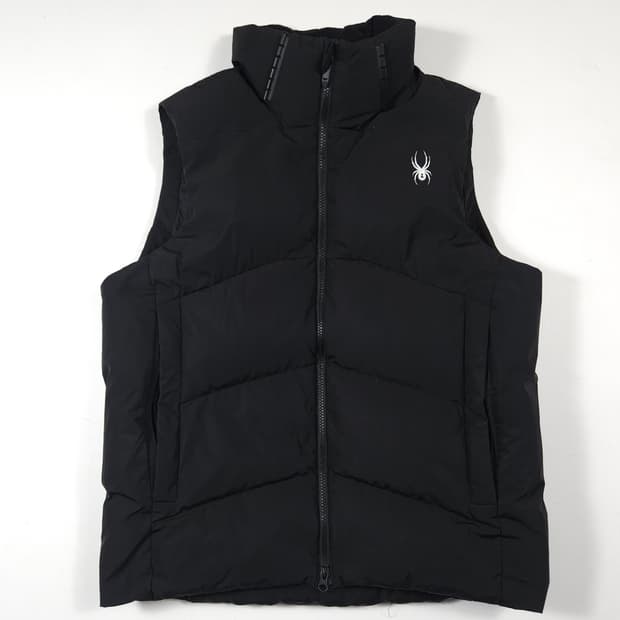스파이더 오리털 패딩 조끼