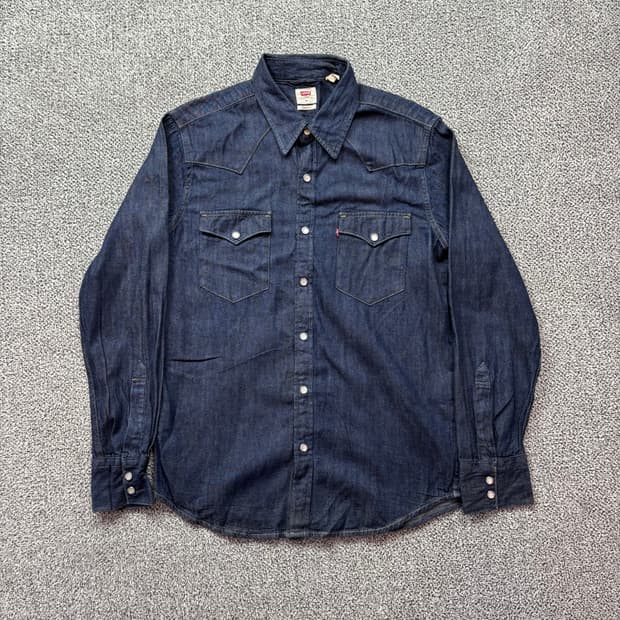 리바이스 웨스턴 데님 셔츠