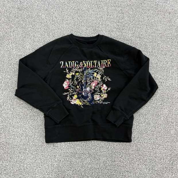 [XS] 쟈딕앤볼테르 여성 멀티자수 맨투맨 0109T1