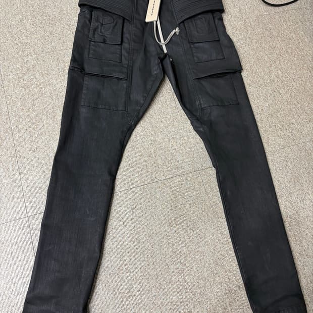 [S] 릭오웬스 크리치 카고 태권도 팬츠 sbw