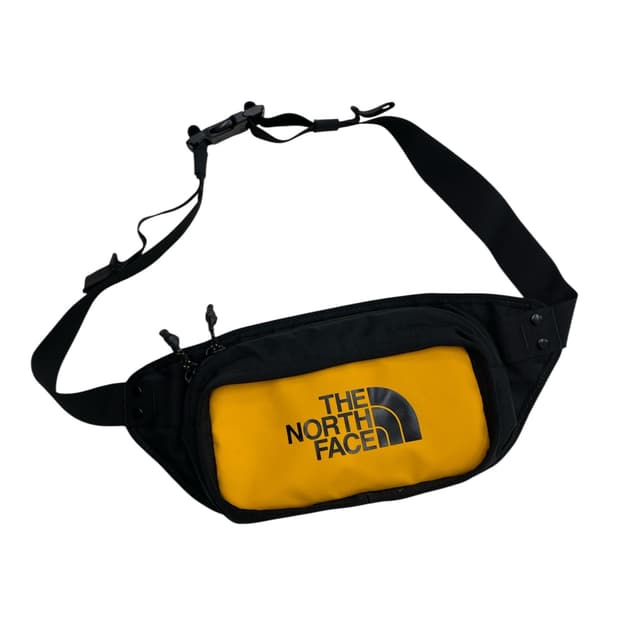노스페이스 힙색 블랙/옐로우