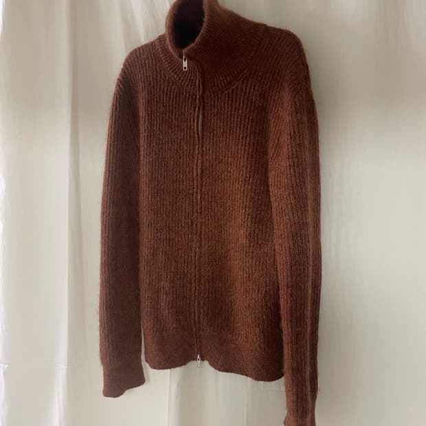 Ann Demeulemeester Mohair Zip Up