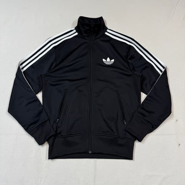 85) 아디다스 파이어버드 삼선 져지 트랙탑 집업 블랙 W26