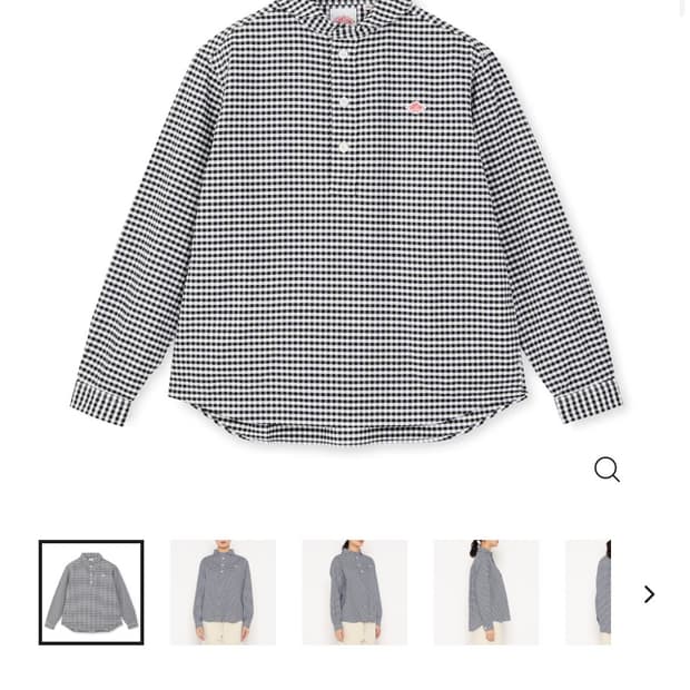 단톤 옥스포드 라운드 칼라 풀오버 셔츠