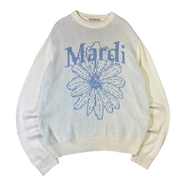 마르디 메크르디 빅로고 니트