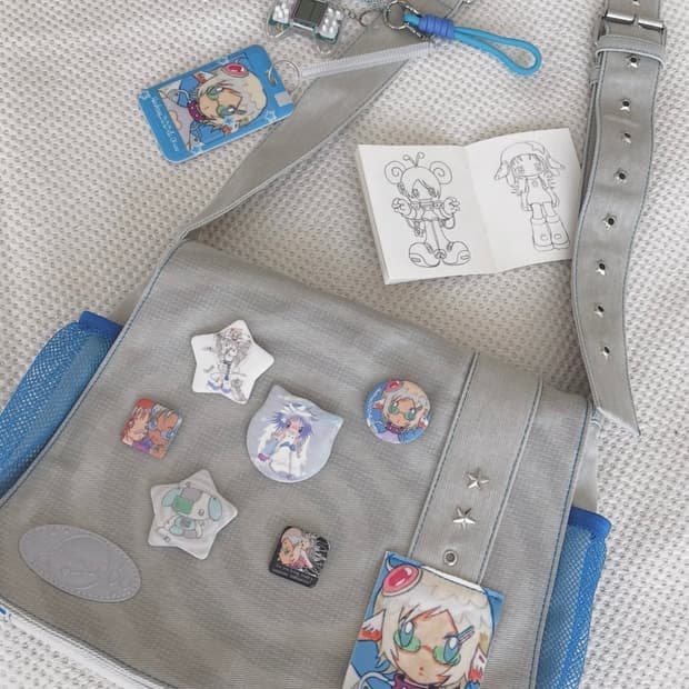 HashtagDDD Crossbody Messenger Bag