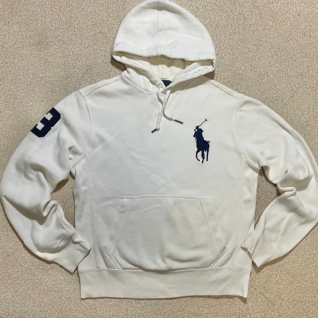 폴로 아이보리 후드