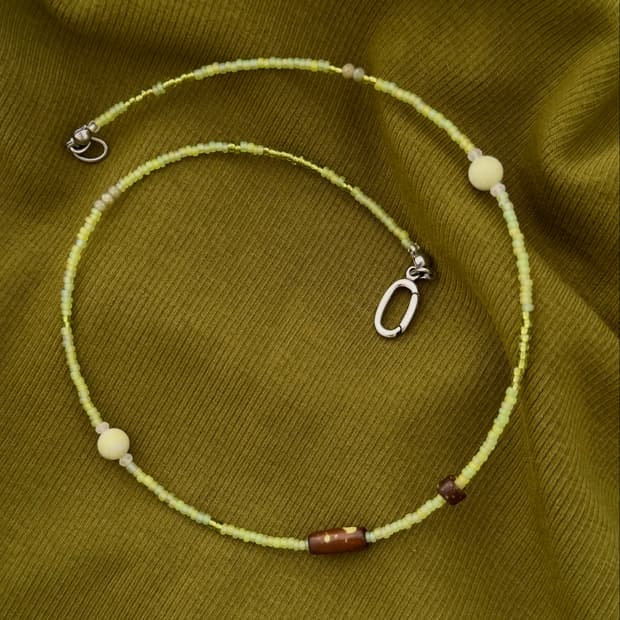 Moss forest necklace