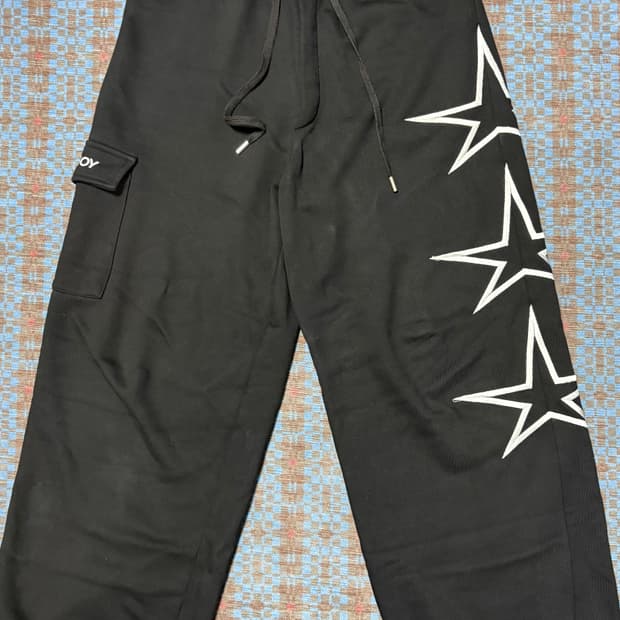 퍽보이 Fuckboy 스타 카고 스웻 팬츠