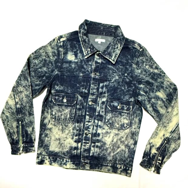 Enjouemen - 블리치 데님 자켓