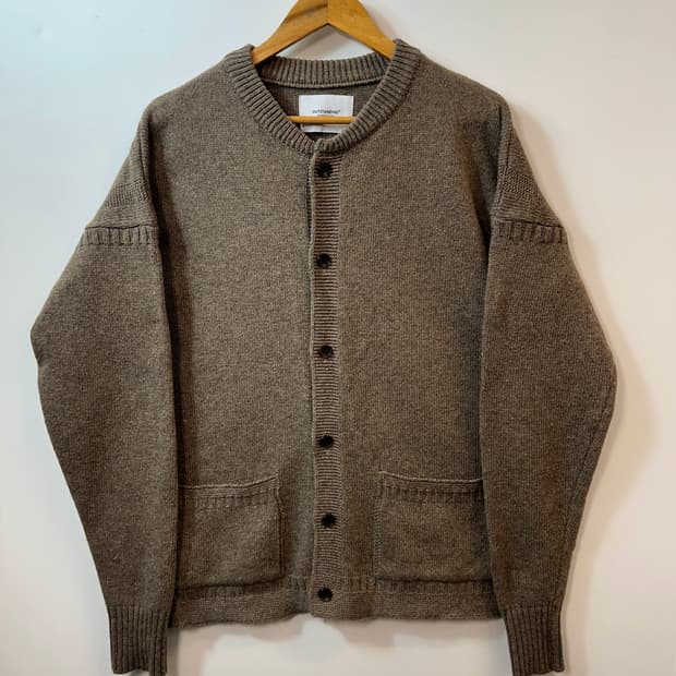 아웃스탠딩 피셔맨 울 가디건 105