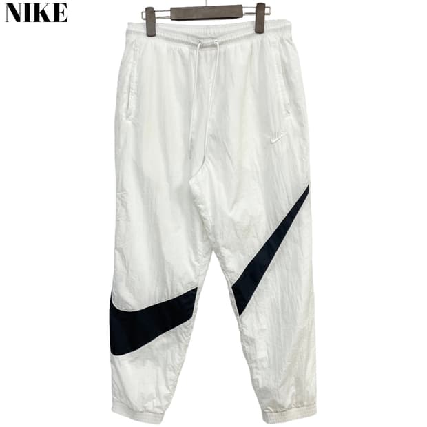Nike White Big Swoosh Jogger