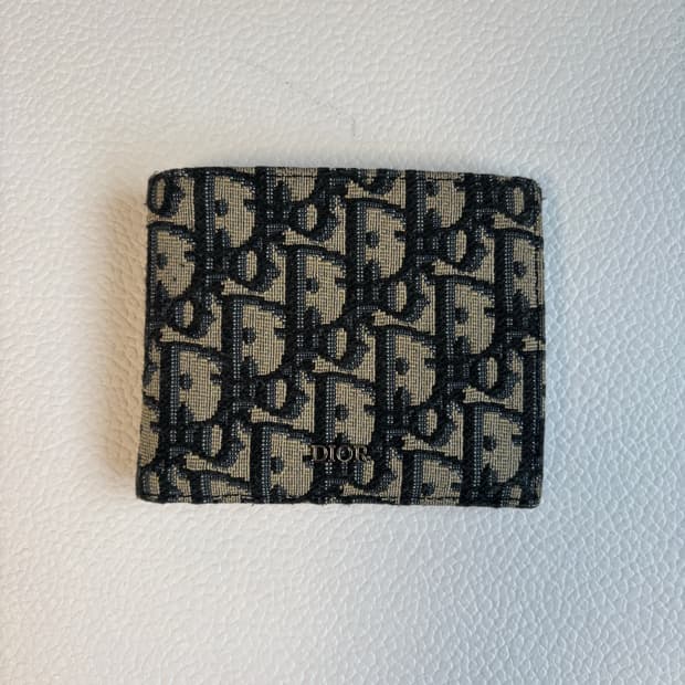 디올 오블리크 반지갑