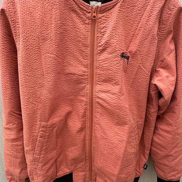 스투시 16ss 시어서커 봄버 자켓 M