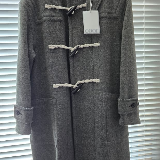 25FW 쿠어 더플코트 그레이멜란지 S (새상품)