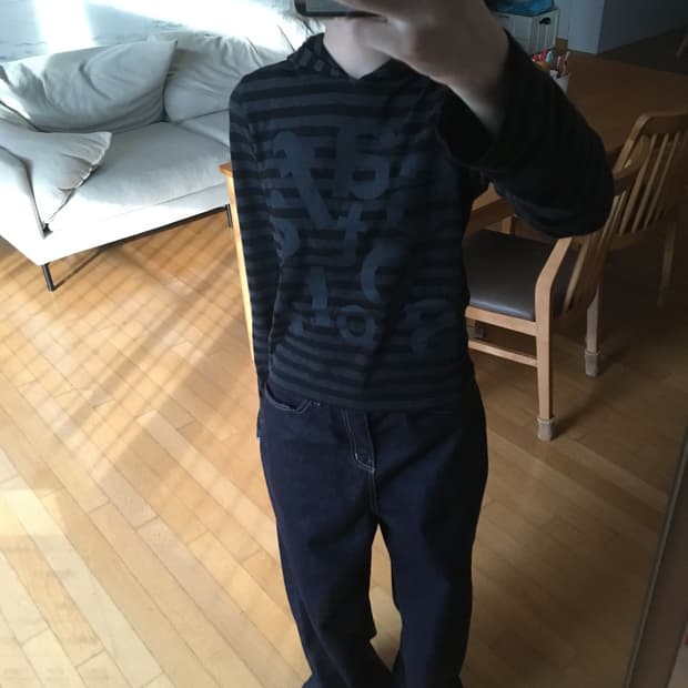아워캐비넷 salvage buckle pants