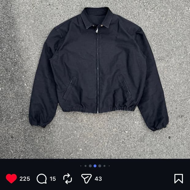 (sober 굿즈)Plain Faded Drizzler Jacket no