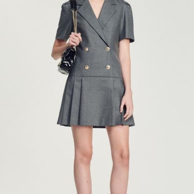 산드로 여성 원피스 하객룩