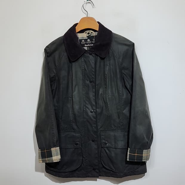 (M) 바버 비드넬 왁스자켓 세이지 왁싱점퍼 