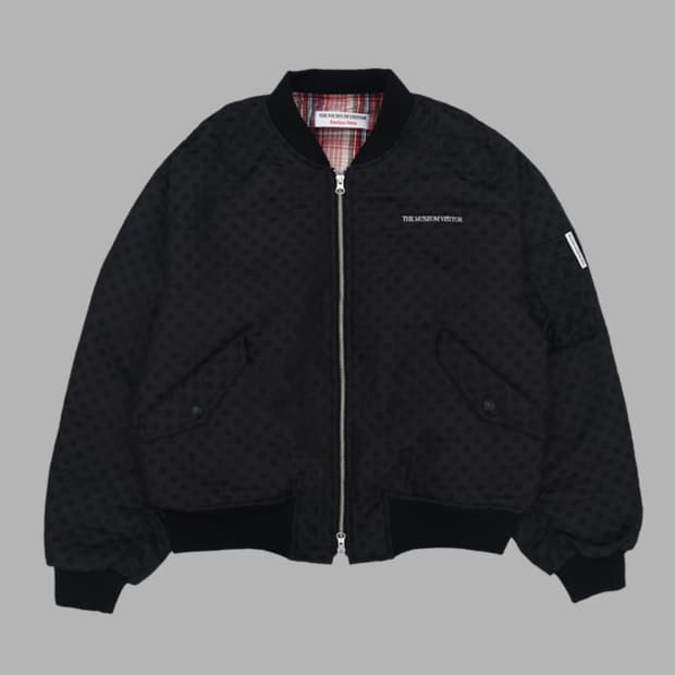 The museum visitor MA-1 JACKET (BLACK)