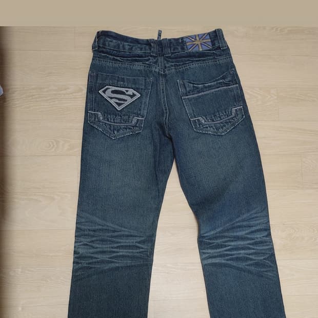 새상품) ALL BLACKS 빈티지 워싱 스트레이트진