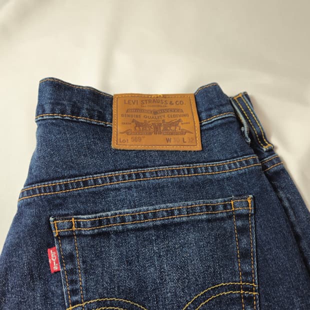 리바이스 569 오렌지탭 워터리스 빈티지 데님팬츠 청바지 30x32