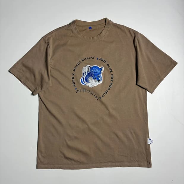 메종키츠네x아더에러 더 블루스트 폭스 반팔 티셔츠 R3159