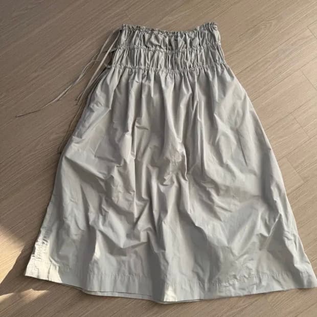 모노하 셔링 스커트