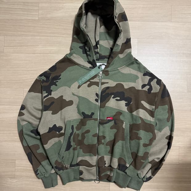 [XS]scuffers 카모 후드집업 팝니다.