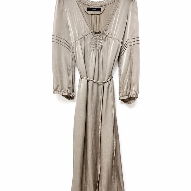 Florent 실크100% 토프 레이스 원피스 드레스 silk dress