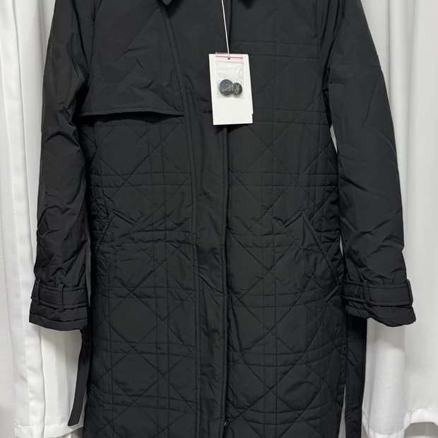 [새상품] 안지크 캐시미어 패딩 트렌치