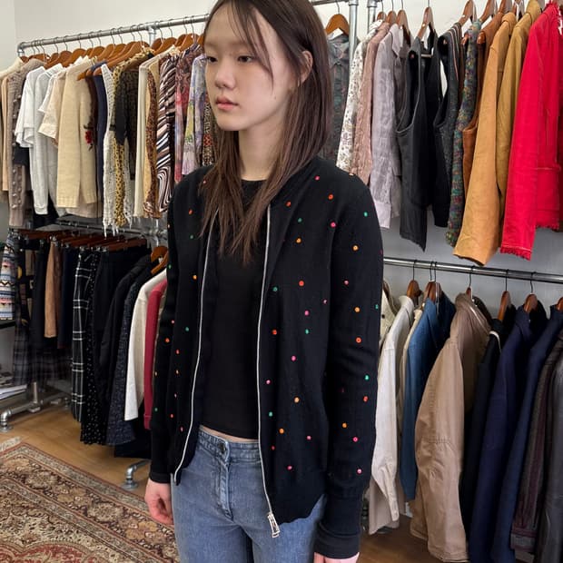 Paul Smith PS Multi Dot Zip Knit