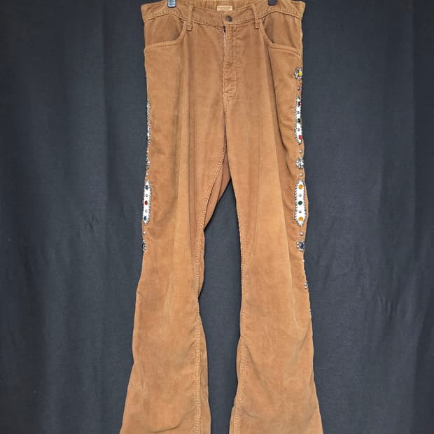 캐피탈 코듀로이 잼스톤 플레어 팬츠