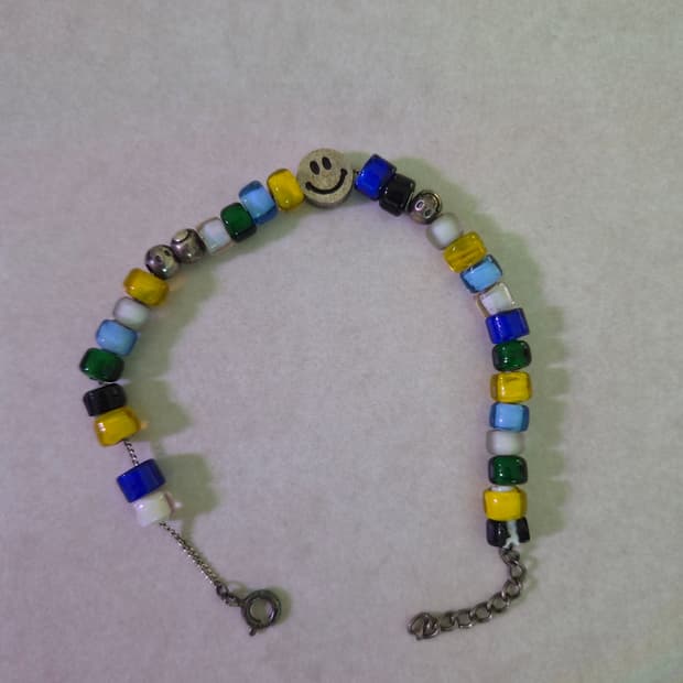 투델로 실버 비즈 팔찌