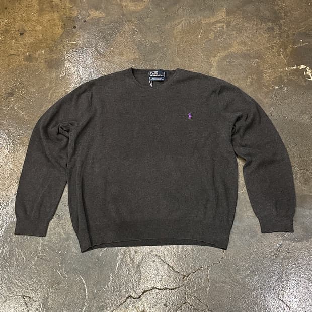 폴로 랄프로렌 니트 차콜 L