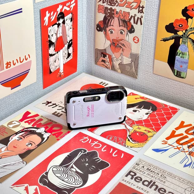 올림푸스 뮤 터프 TG-620 화이트 빈티지디카