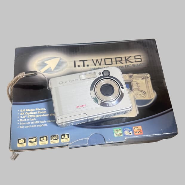 풀박,민트급) I.T WORKS 디지털카메라 DC-5347