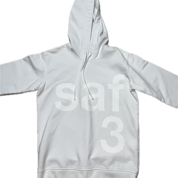Safarispot hoodie white 사파리스팟 후드티 화이트
