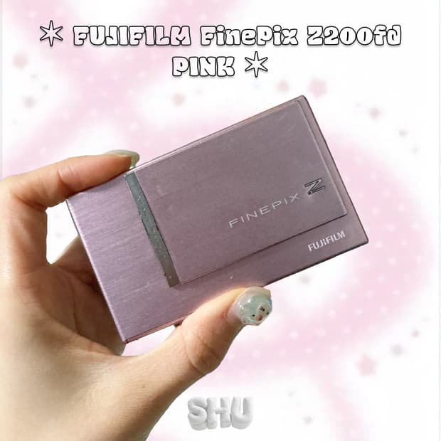 후지필름 파인픽스 z200fd 빈티지 슬라이드 디카 핑크