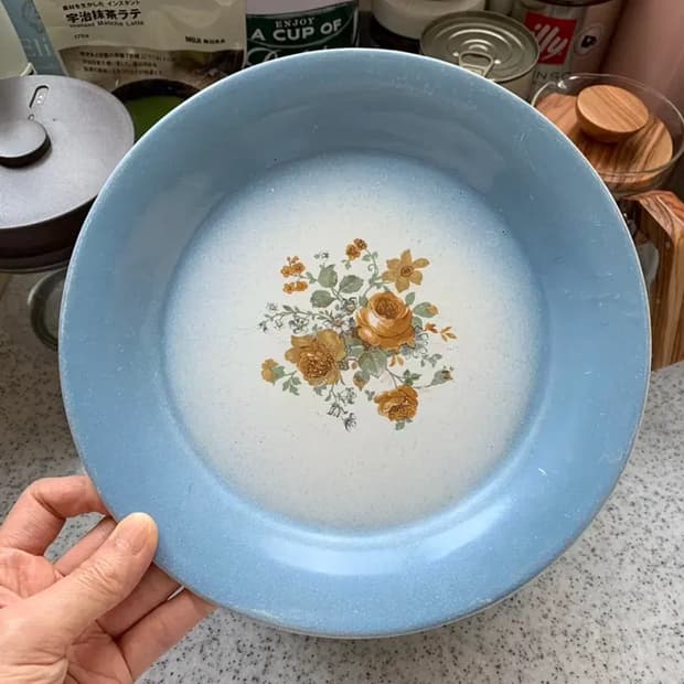 빈티지 법랑 플레이트