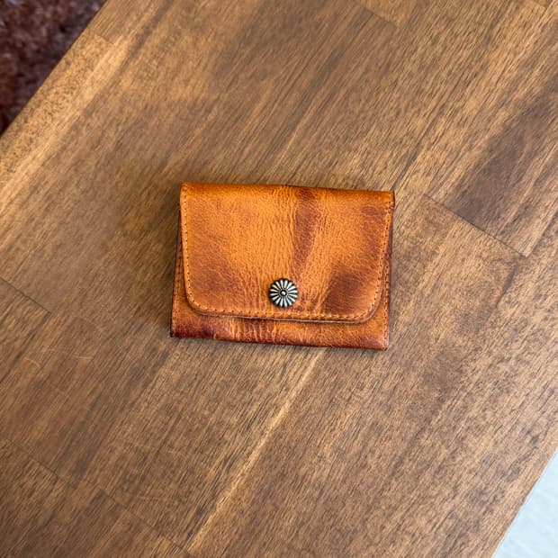 Vtg 빈티지 콘초 레더 월렛 (Brown)